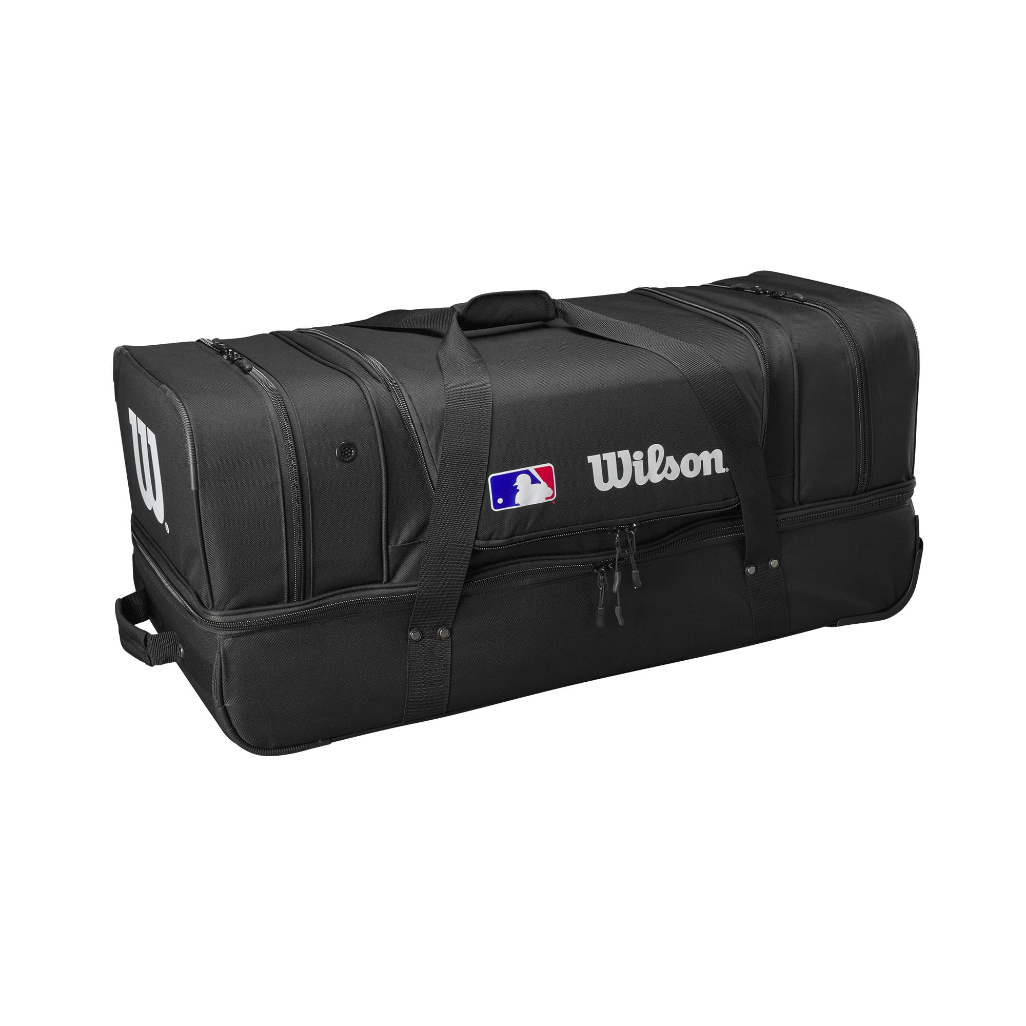 Amazon.com : WILSON Umpire V2 Wheeled Equipment Bag - Black